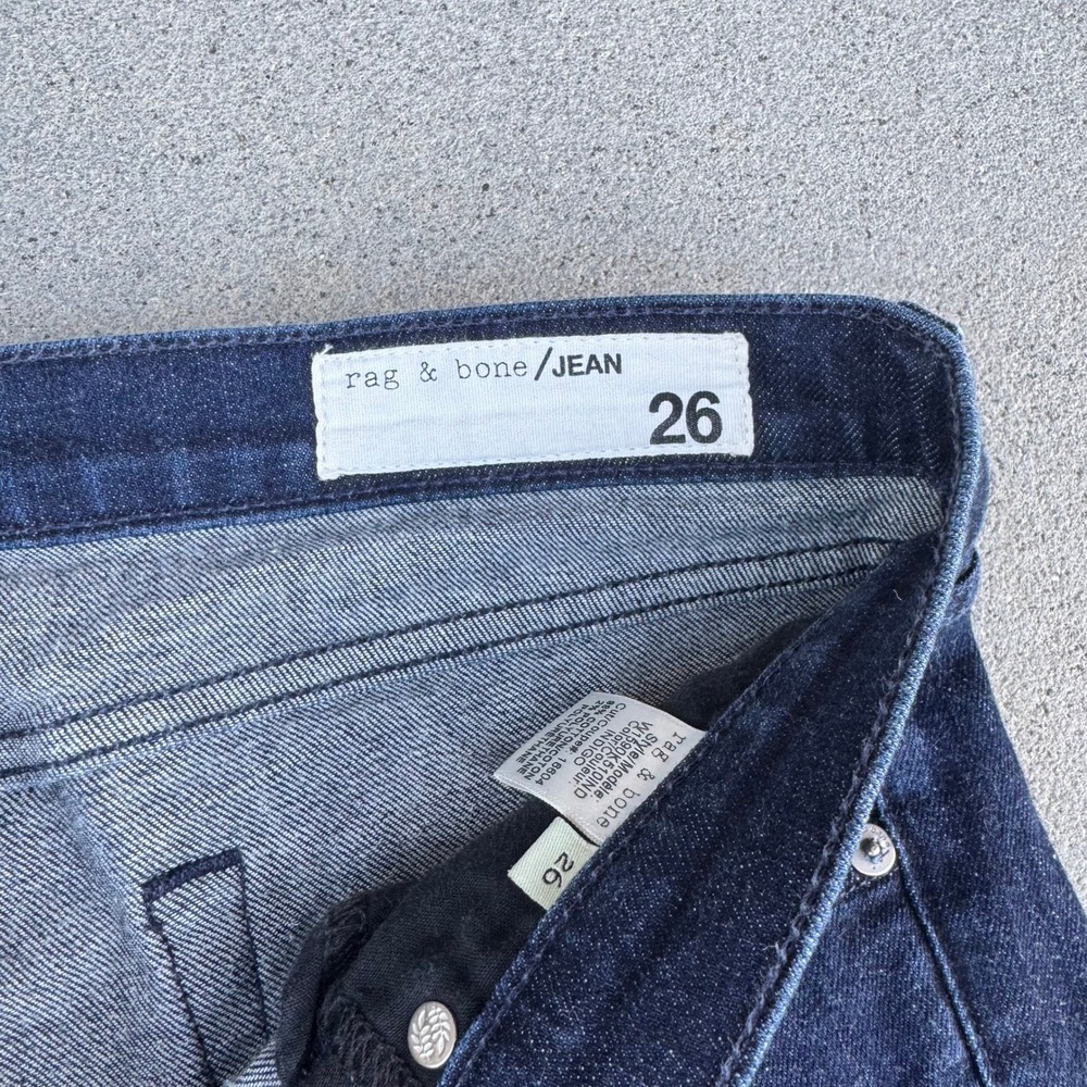 Rag & Bone Dre Slim Jeans Indigo Blue Size‎ 26 - Picture 3 of 11